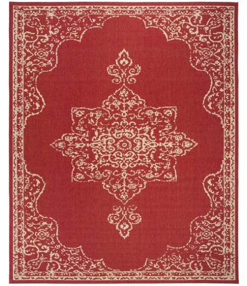 Safavieh Linden  Red / Creme LND180 9 ft. X 12 ft. Rectangle Rug