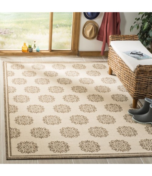 Safavieh Linden  Cream / Beige LND181 9 ft. X 12 ft. Rectangle Rug