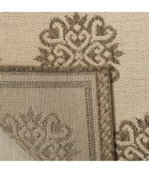 Safavieh Linden  Cream / Beige LND181 9 ft. X 12 ft. Rectangle Rug