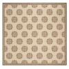 Safavieh Linden  Cream / Beige LND181 6 ft. 7 in. X 6 ft. 7 in. Square Rug