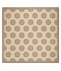 Safavieh Linden  Cream / Beige LND181 6 ft. 7 in. X 6 ft. 7 in. Square Rug