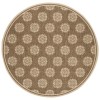 Safavieh Linden  Beige / Cream LND181 6 ft. 7 in. X 6 ft. 7 in. Round Rug