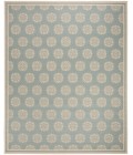 Safavieh Linden  Aqua / Cream LND181 9 ft. X 12 ft. Rectangle Rug