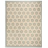 Safavieh Linden  Cream / Aqua LND181 9 ft. X 12 ft. Rectangle Rug