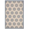 Safavieh Linden  Blue / Creme LND181 4 ft. X 6 ft. Rectangle Rug