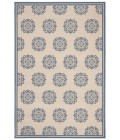 Safavieh Linden  Blue / Creme LND181 4 ft. X 6 ft. Rectangle Rug
