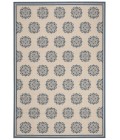 Safavieh Linden  Blue / Creme LND181 5 ft. 3 in. X 7 ft. 6 in. Rectangle Rug