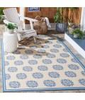 Safavieh Linden  Cream / Blue LND181 9 ft. X 12 ft. Rectangle Rug