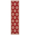 Safavieh Linden  Red / Creme LND181 2 ft. 2 in. X 8 ft. Runner Rug