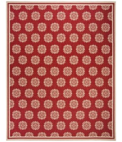 Safavieh Linden  Red / Creme LND181 9 ft. X 12 ft. Rectangle Rug