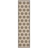 Safavieh Linden  Creme / Brown LND181 2 ft. 2 in. X 8 ft. Runner Rug