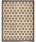 Safavieh Linden  Creme / Brown LND181 9 ft. X 12 ft. Rectangle Rug