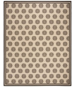 Safavieh Linden  Creme / Brown LND181 9 ft. X 12 ft. Rectangle Rug