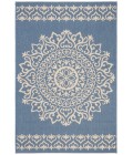 Safavieh Linden  Cream / Blue LND183 4 ft. X 6 ft. Rectangle Rug
