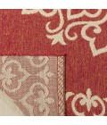 Safavieh Linden  Red / Creme LND183 8 ft. X 10 ft. Rectangle Rug