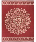 Safavieh Linden  Red / Creme LND183 8 ft. X 10 ft. Rectangle Rug