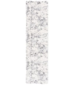 Safavieh Lindsay Shag Ivory / Grey LNS550 2 ft. 2 in. X 8 ft. Runner Rug
