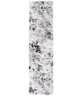 Safavieh Lindsay Shag Grey / Black Ivory LNS556 2 ft. 2 in. X 8 ft. Runner Rug