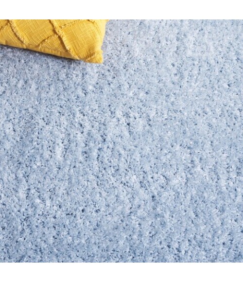 Safavieh Lindsay Shag Aqua LNS560 5 ft. 3 in. X 7 ft. 6 in. Rectangle Rug