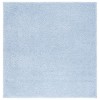 Safavieh Lindsay Shag Aqua LNS560 6 ft. 7 in. X 6 ft. 7 in. Square Rug