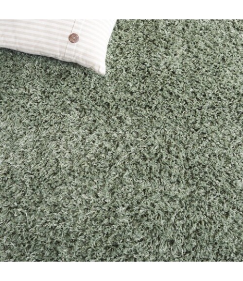 Safavieh Lindsay Shag Green LNS560 5 ft. 3 in. X 7 ft. 6 in. Rectangle Rug