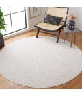 Safavieh Lotus White LOT106 6 ft. 7 in. X 6 ft. 7 in. Round Rug