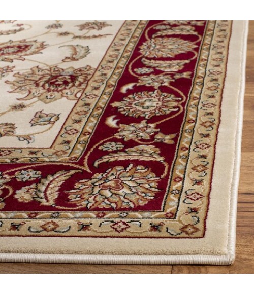 Safavieh Majesty Creme / Red Rug MAJ4781 5 ft. 3 in. X 7 ft. 6 in. Rectangle - Rugs Town Safavieh Majesty Creme / Red MAJ4781 5 ft. 3 in. X 7 ft. 6 in. Rectangle Rug
