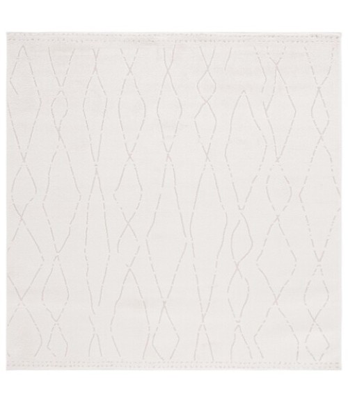 Safavieh Melody Ivory / Beige MEL112 6 ft. 7 in. X 6 ft. 7 in. Square Rug