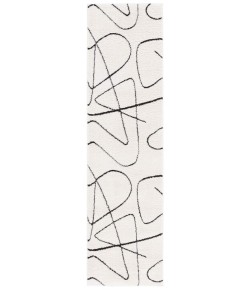 Safavieh Melody Ivory / Black MEL120 2 ft. 2 in. X 8 ft. Runner Rug