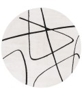 Safavieh Melody Ivory / Black Rug MEL120 6 ft. 7 in. X 6 ft. 7 in. Round - Rugs Town Safavieh Melody Ivory / Black MEL120 6 ft. 7 in. X 6 ft. 7 in. Round Rug