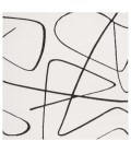 Safavieh Melody Ivory / Black Rug MEL120 6 ft. 7 in. X 6 ft. 7 in. Square - Rugs Town Safavieh Melody Ivory / Black MEL120 6 ft. 7 in. X 6 ft. 7 in. Square Rug