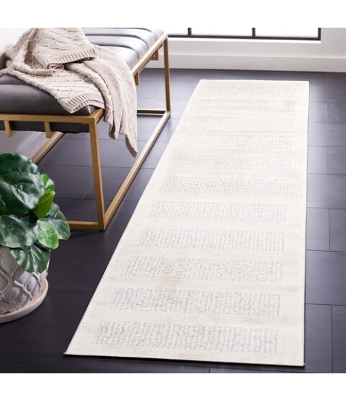 Safavieh Melody Ivory / Grey MEL130 2 ft. 2 in. X 8 ft. Runner Rug