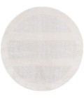 Safavieh Melody Ivory / Grey MEL130 6 ft. 7 in. X 6 ft. 7 in. Round Rug