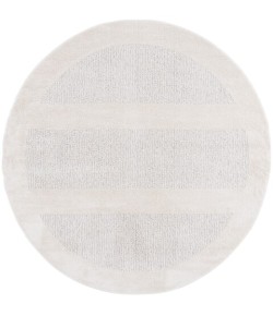 Safavieh Melody Ivory / Grey MEL130 6 ft. 7 in. X 6 ft. 7 in. Round Rug
