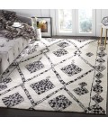 Safavieh Moroccan Ivory / Black MOR553 8 ft. X 10 ft. Rectangle Rug