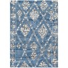 Safavieh Moroccan Blue / Black MOR553 8 ft. X 10 ft. Rectangle Rug
