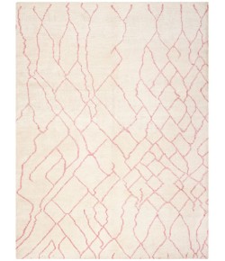 Safavieh Moroccan Ivory / Pink MOR555 9 ft. X 12 ft. Rectangle Rug