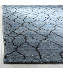 Safavieh Moroccan Blue / Black MOR555 6 ft. X 9 ft. Rectangle Rug