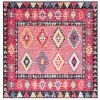 Safavieh Montage  Pink / Black MTG201 6 ft. 7 in. X 6 ft. 7 in. Square Rug