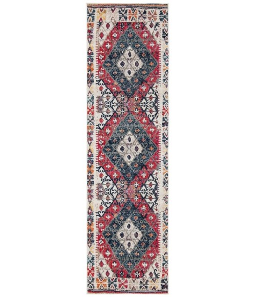 Safavieh Montage Rust / Multi MTG236 2 ft. 3 in. X 10 ft. Runner Rug