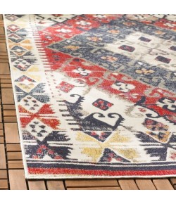 Safavieh Montage Rust / Multi MTG236 6 ft. 7 in. X 6 ft. 7 in. Square Rug