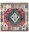 Safavieh Montage Rust / Multi Rug MTG236 6 ft. 7 in. X 6 ft. 7 in. Square - Rugs Town Safavieh Montage Rust / Multi MTG236 6 ft. 7 in. X 6 ft. 7 in. Square Rug