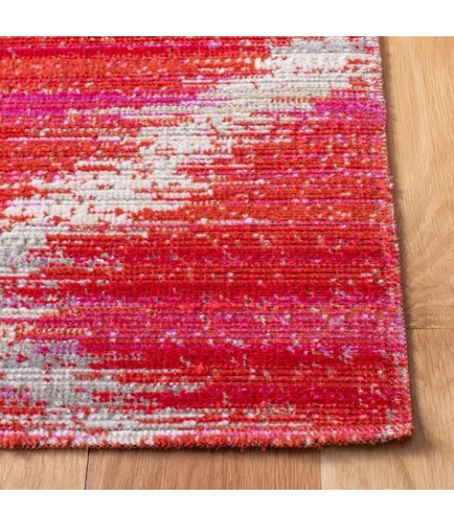 Safavieh Montage  Fuchsia / Ivory MTG261 6 ft. X 9 ft. Rectangle Rug