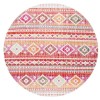 Safavieh Montage  Red / Fuchsia MTG271 6 ft. 7 in. X 6 ft. 7 in. Round Rug