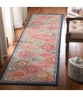 Safavieh Montage Red / Aqua MTG281 2 ft. 3 in. X 8 ft. Runner Rug
