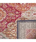 Safavieh Montage Red / Aqua MTG281 3 ft. X 5 ft. Rectangle Rug