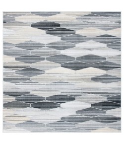 Safavieh Montage  Grey / Dark Grey MTG301 6 ft. 7 in. X 6 ft. 7 in. Square Rug