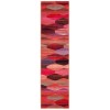 Safavieh Montage  Red / Fuchsia MTG301 2 ft. 3 in. X 8 ft. Runner Rug
