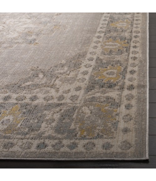 Safavieh Montage Grey / Gold MTG308 2 ft. 3 in. X 8 ft. Runner Rug