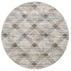 Safavieh Montage  Dark Grey / Grey MTG341 6 ft. 7 in. X 6 ft. 7 in. Round Rug